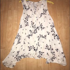 Free People Tree Swing Floral Tunic Dress